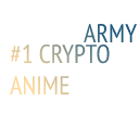 #1 Crypto Animation Army logo text